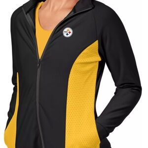 Steelers Project Track Jacket with mesh Panel